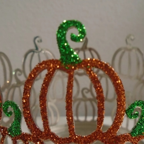 BATH & BODY WORKS PUMPKIN GLITTER CANDLE HOLDER - Picture 7 of 8